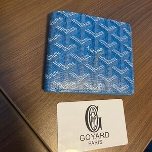 Goyard Vibrant Blue Card Holder